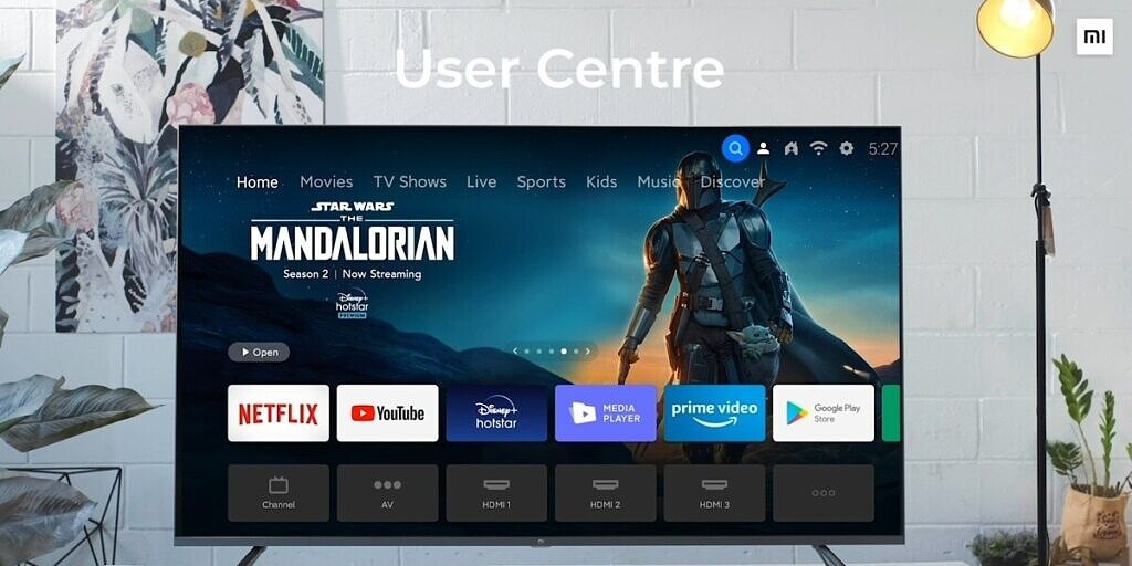 小米印度發布 Mi QLED TV 4K 電視:搭載 Android TV 10 系統,30W 揚聲器