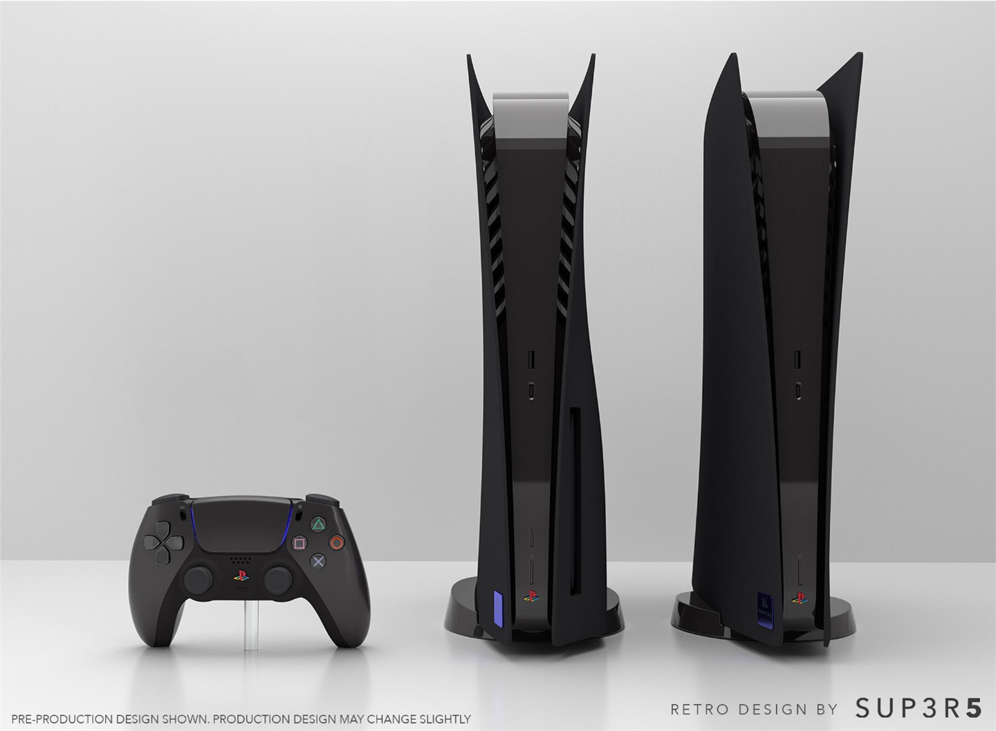 國外廠商發布復古定制版黑色 PS5，售價 649 美元