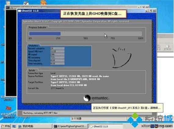 GHOST系統恢復界面圖 光盤安裝XP/win7/win8教程(圖文)