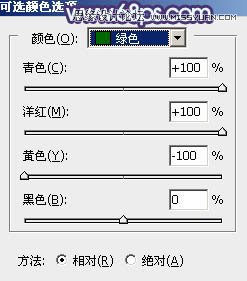 PS調出森林果子照片夢幻紫色調