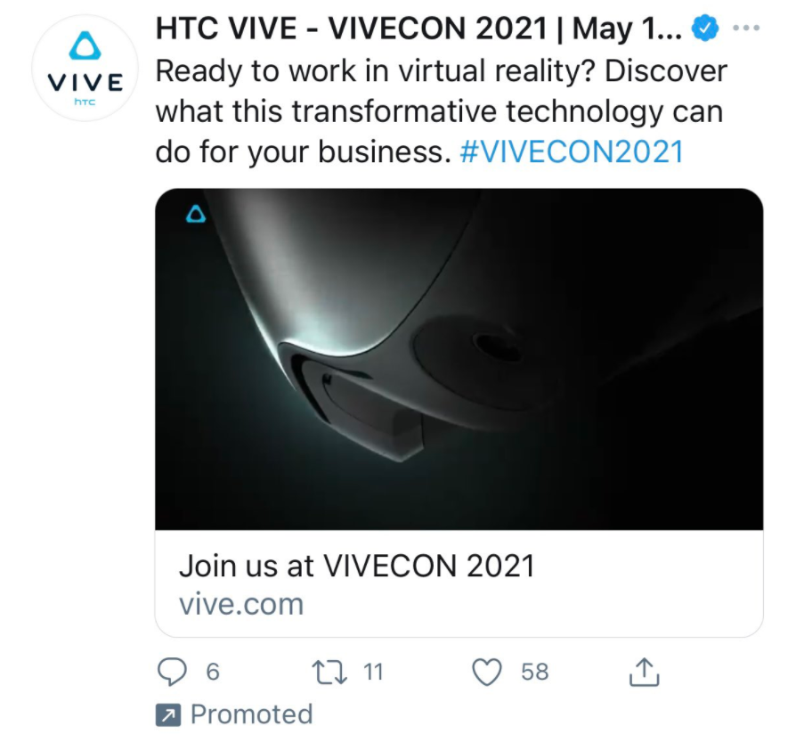 HTC 將于 5 月 11-12 日舉行 VIVECON 2021,有望發布兩款 VR 設備