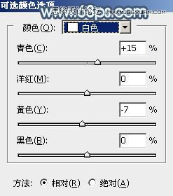 PS調出河邊美女夢幻藍色效果