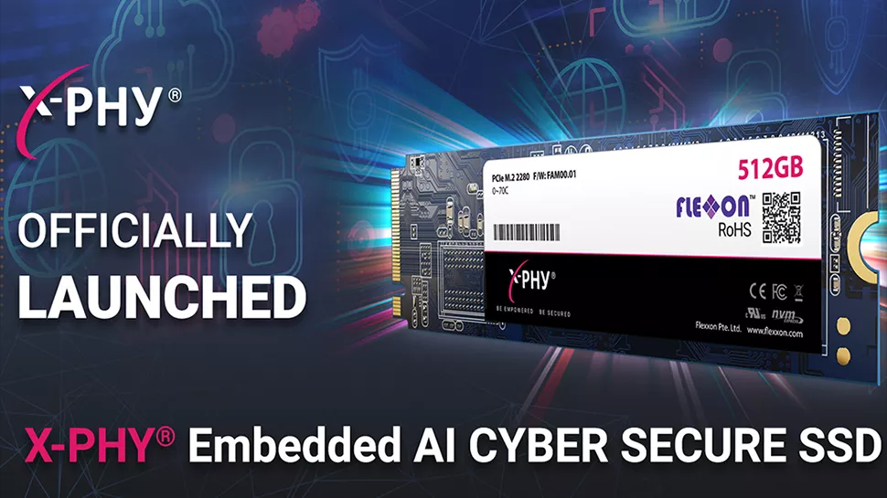 Flexxon 推出內置 AI 主動安全防護功能的 NVMe 固態硬盤