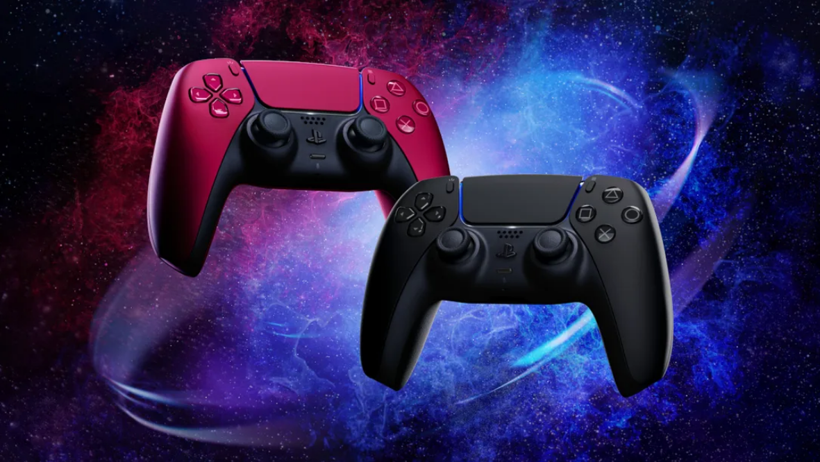 索尼PS5全新DualSense無線手柄午夜黑、星塵紅發布