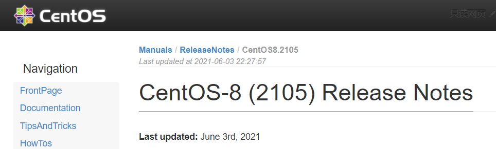CentOS 8.4 發布,修復 CentOS Linux 8 以來的 Boot ISO 問題