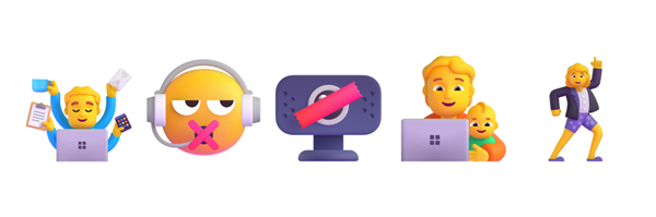 微軟公布全新“流暢設(shè)計(jì)”Emoji:2D變3D 會(huì)動(dòng)了