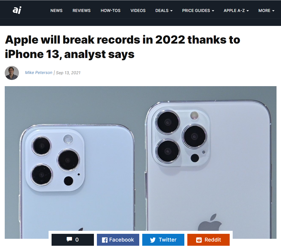 摩根大通：iPhone 13/Pro 系列和新款 iPhone SE 將推動蘋果業績明年再破紀錄