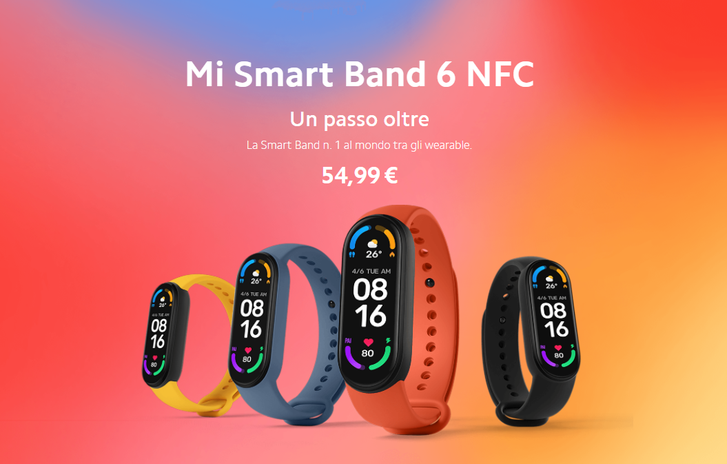 小米手環(huán) 6 NFC 版終于在歐洲上市:售價約合 409 元,支持萬事達(dá)卡