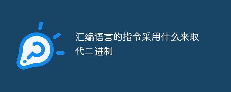 匯編語言的指令采用什么來取代二進制