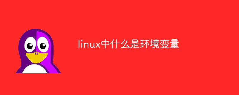 linux中什么是環境變量