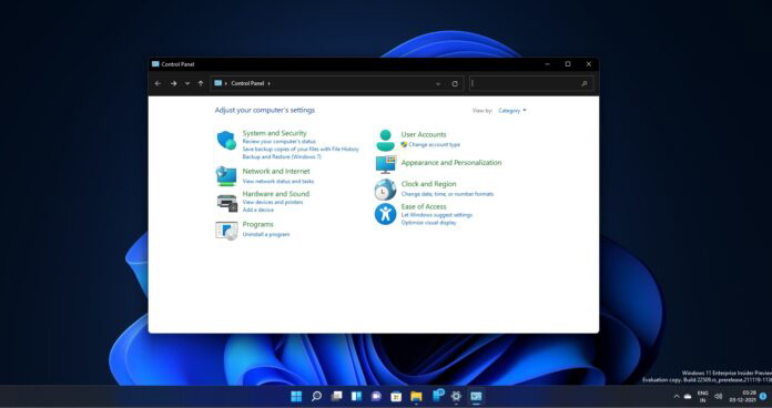 微軟 Win11 2022 大更新將砍掉更多經典控制面板界面