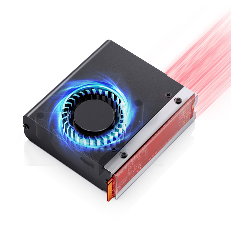 PCIe 5.0 SSD 將至，喬思伯發(fā)布 M.2 主動散熱器
