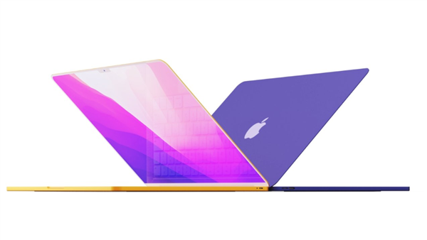 史無前例的設(shè)計(jì)!新款MacBook Air外形配置大曝光:白色劉海、8款顏色