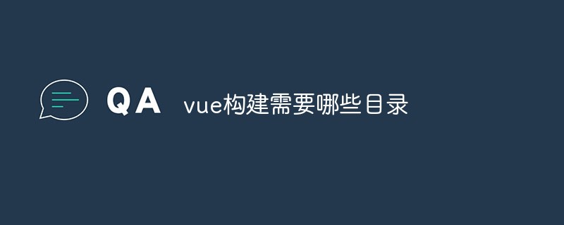 vue構建需要哪些目錄