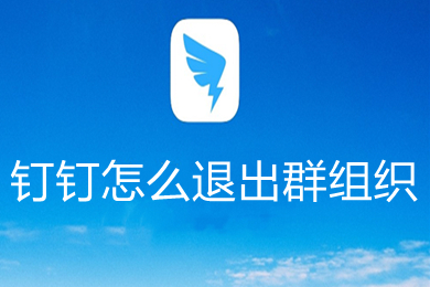 釘釘怎么退出群組織 釘釘退出群組織的操作方法