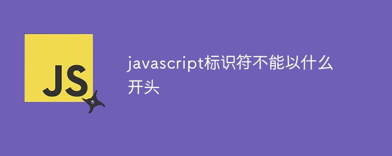 javascript標識符不能以什么開頭