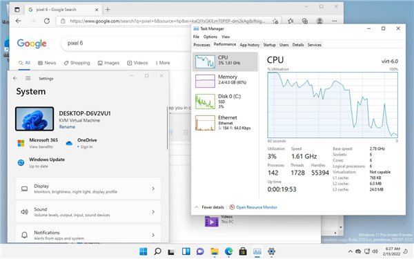 Android 13 立功!谷歌 Pixel 6 成功運行 Win11 虛擬機,安卓反向擁有了 Win11 子系統