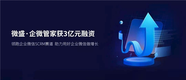 微盛·企微管家再獲3億元融資,繼續領跑企業微信SCRM賽道