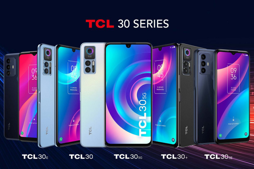 TCL 發布 5 款 30 系列手機,起售價 139 歐元
