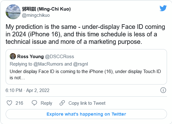 iPhone 14外形曝光 基本沒跑:蘋果準備新驚喜 屏下Face ID上陣