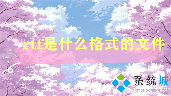 rtf是什么格式的文件 rtf格式和word的區別