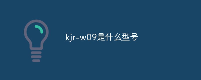 kjr-w09是什么型號
